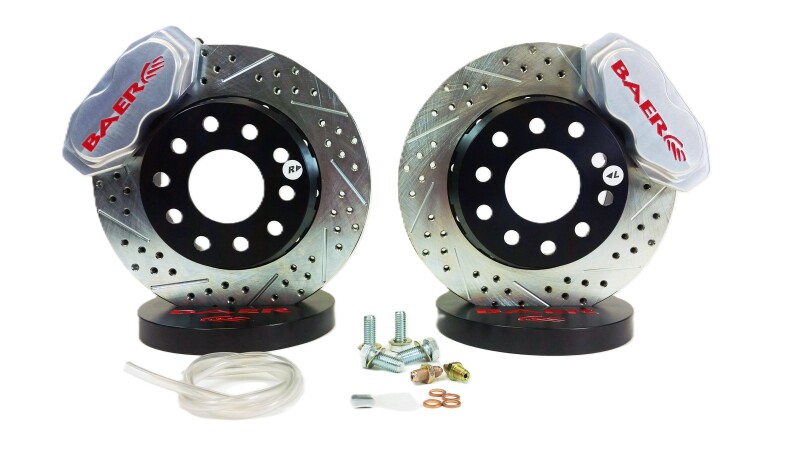 Ford Mustang Brake Kit - Front - Baer Brakes - SS4+ Deep Stage with 4-Piston S4 Caliper and 11